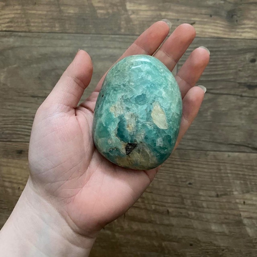 Amazonite Palmstone